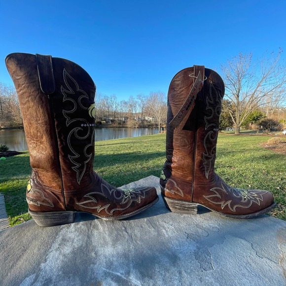Southern Miss Golden Eagle Gameday Boots Cowboy Boots - Picture 8 of 9